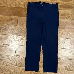 Women’s Banana Republic Blue Pin Striped Capris Size 2
